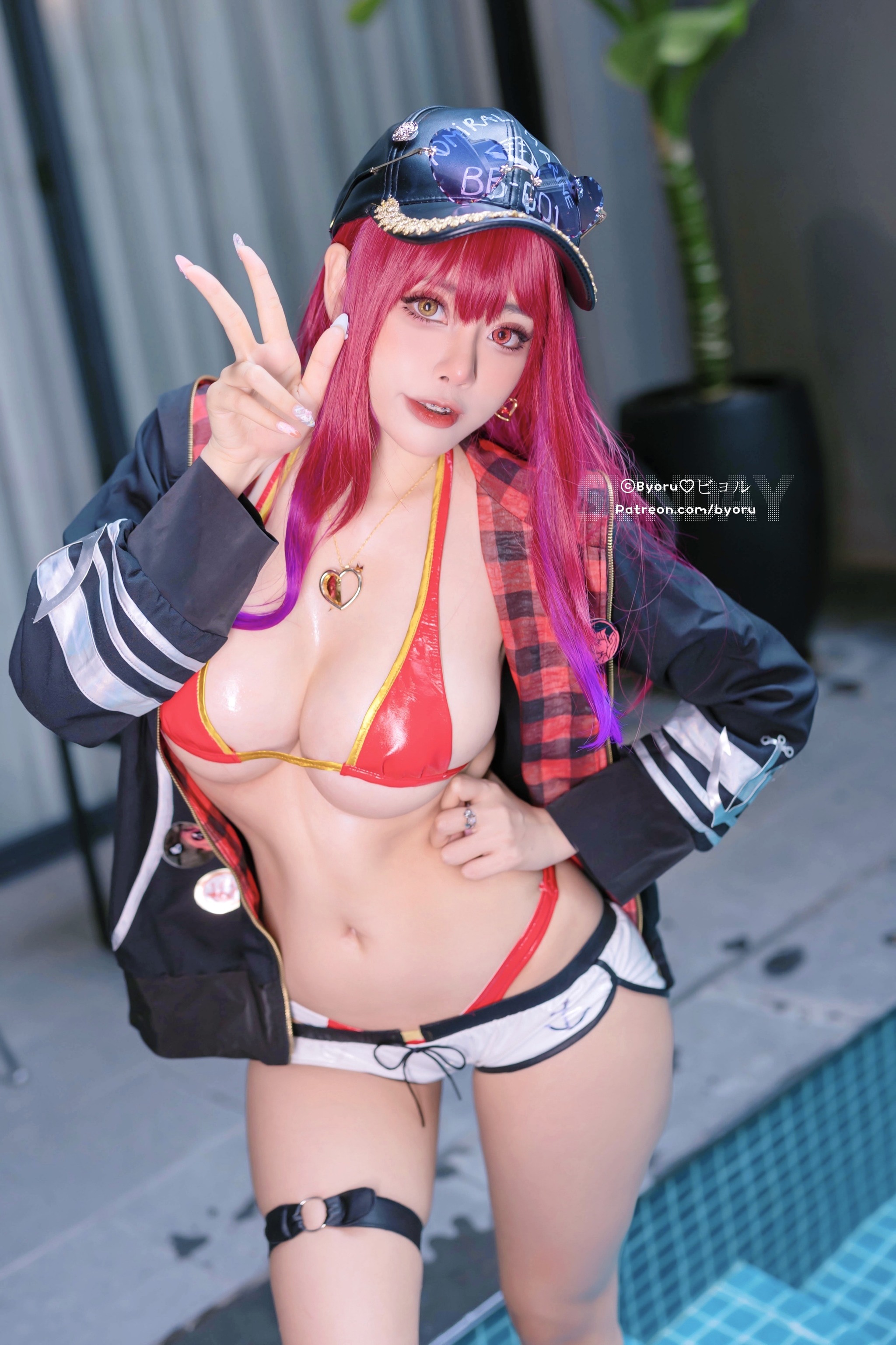 图片[1]-Byoru – NO.075 Houshou Marine Hololive Summer [28P]-XikXak